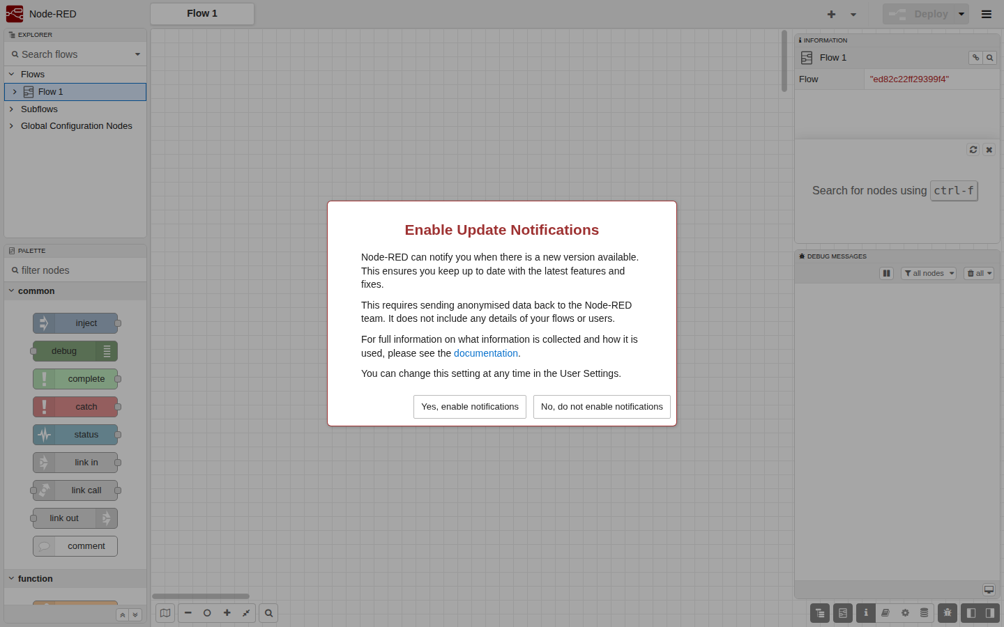 Flow editor